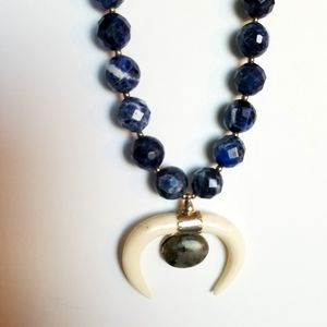 Chan luu graduated lapis beads necklace
